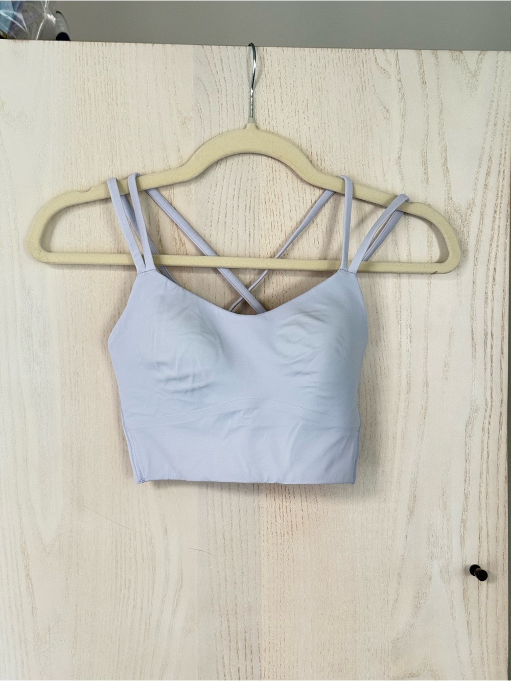 Lululemon Light Blue/Lavender Strappy Bralette